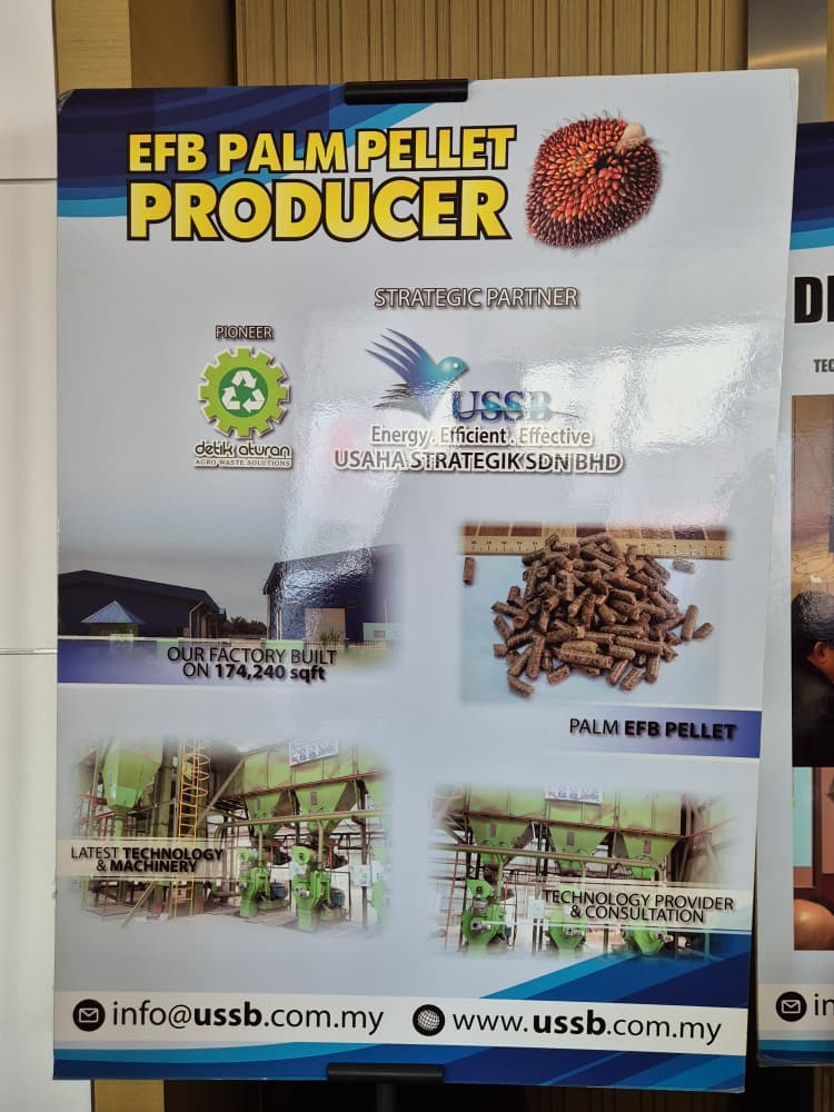 USSB EFB palm pellet producer facility